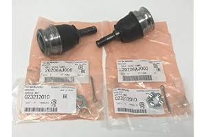 Subaru Suspension Front Lower Ball Joint Nut and Pin Kit Set Of 2 Impreza 20206AJ000 023212010 051030300 OEM Genuine Baja Outback Legacy Forester Impreza Crosstrek Sti Wrx