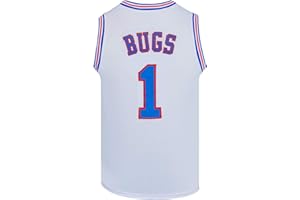 DENNIS Mens Basketball Jersey #1 Bugs #10 Lola Space Movie Jersey Shirts