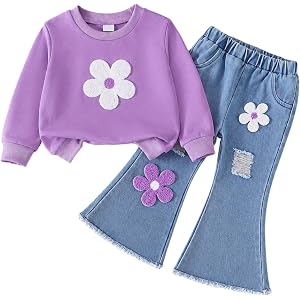 Doresbebe Baby Girl Clothes Toddler Girl Outfit Spring Shirts Top Infant Pants Little Mini Clothing Set 3Pcs