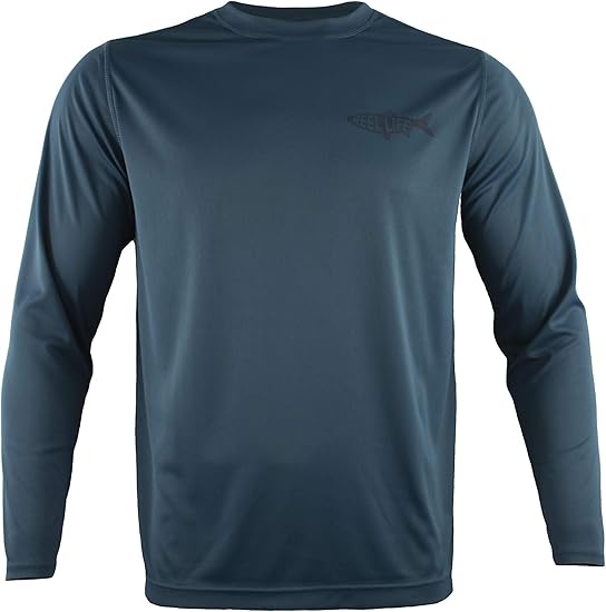 Reel Life Men's Long Sleeve UV Fishing Shirt, Bait Shop