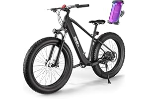 Hiboy Electric Bike for Adults, High-Performance Motor, Removable Battery, All-Terrain Electric Bicycle with Suspension Fork,