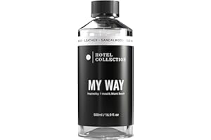 AROMA360 Hotel Collection Diffuser Oil - My Way - Aromatherapy Essential Fragrance Oil - Sandalwood, Warm Virginia Cedar & Beautiful Iris - 500ML 16.9 Fl oz