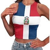 Dominican Republic/Mexico/Puerto Rico Summer Slim Render Short Sexy Women Sleeveless Skinny Crop Top Tank Tops Crop Vest