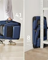 Feandrea Foldable Pet Carrier Bag 81x58x58 cm Dark Blue PDC80Z view 3