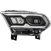 labwork Headlight Assembly Replacement for Durango 2021-2023 Headlights w/DRL Projector Black Set Driver Side LH 68433783AE