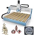 Genmitsu CNC Machine PROVerXL 6050 Plus for Metal Wood Acrylic MDF Carving, GRBL Control, 3 Axis Milling CNC Router Machine, Hybrid Table, Working Area 600 x 500 x 115mm (23.62" x 19.69" x 4.53")