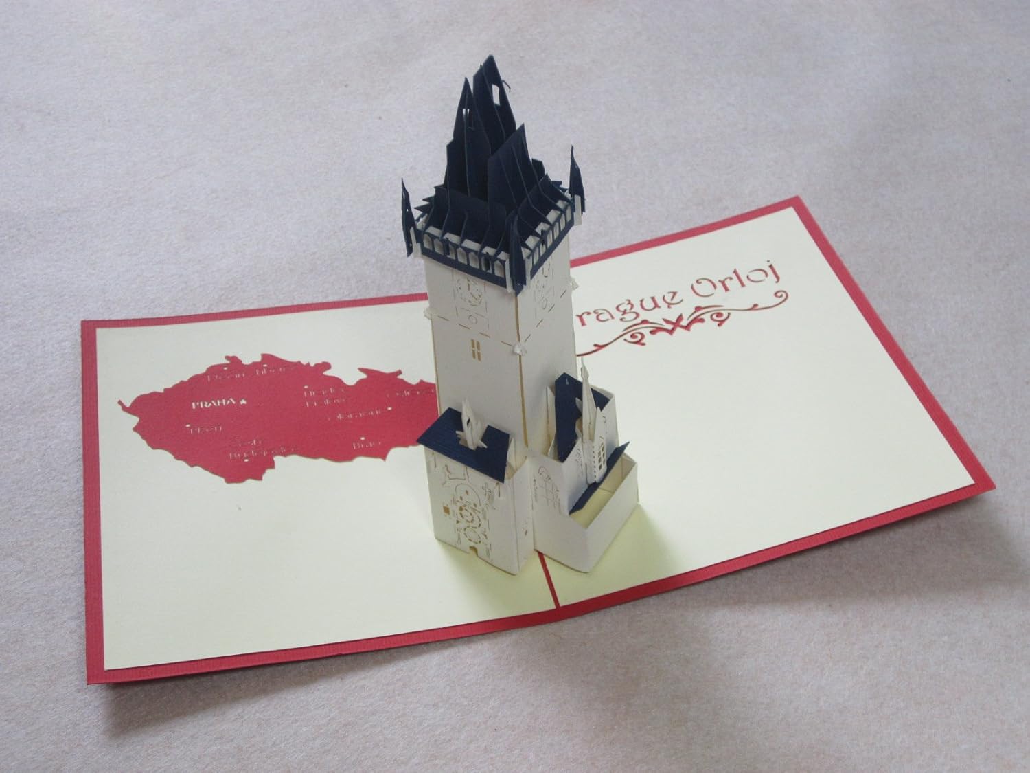 PopUp 3D Architecture Greeting CardPrague Amazon.co.uk Office Products