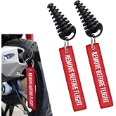 2 PSC Muffler Exhaust Wash Plug, 0.6"-1.5" Dirt Bike Exhaust Plug | Rubber Exhaust Silencer Wash Plug with Streamer, Fit most 2 Stroke Motorcycle Bikes Exhaust Mufflers