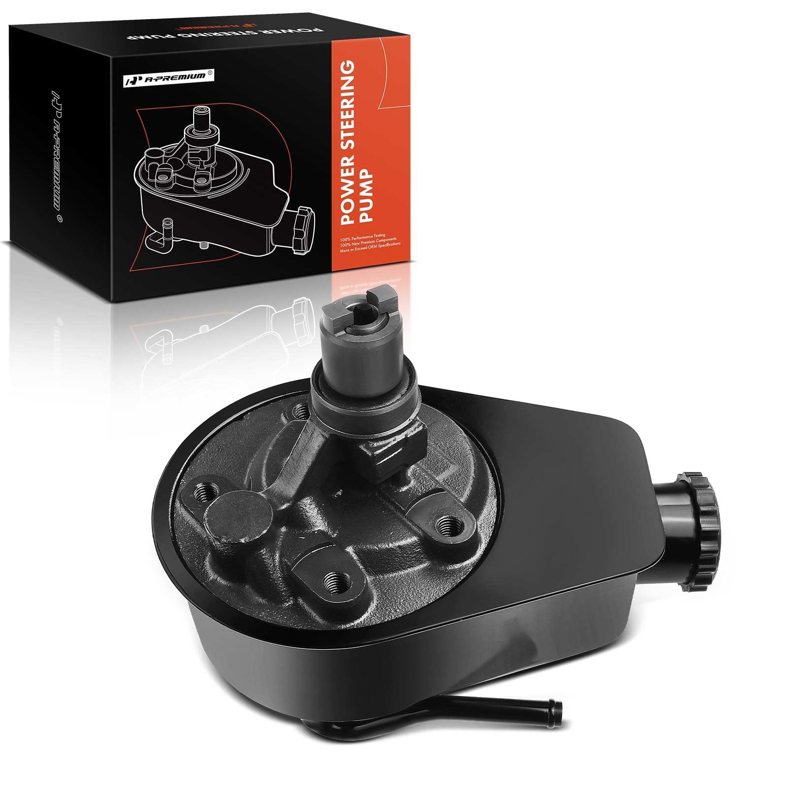 Photo 1 of A-Premium Power Steering Pump, with Reservoir, Compatible with Dodge Ram 2500 1997-2002, Ram 3500 1997-2002, L6 5.9L Diesel, Replace # 4883960AA, 4883960AB