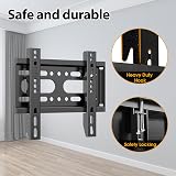 JXMTSPW Fixed TV Wall Mount 14-42 Inch Ultra Slim 0.6 in 25kg VESA 75x75-200x200 view 4