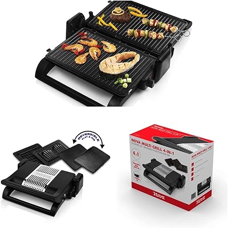 4 En 1 Sandwich Maker Gaufrier Grill De Contact 1500 W Barbecue