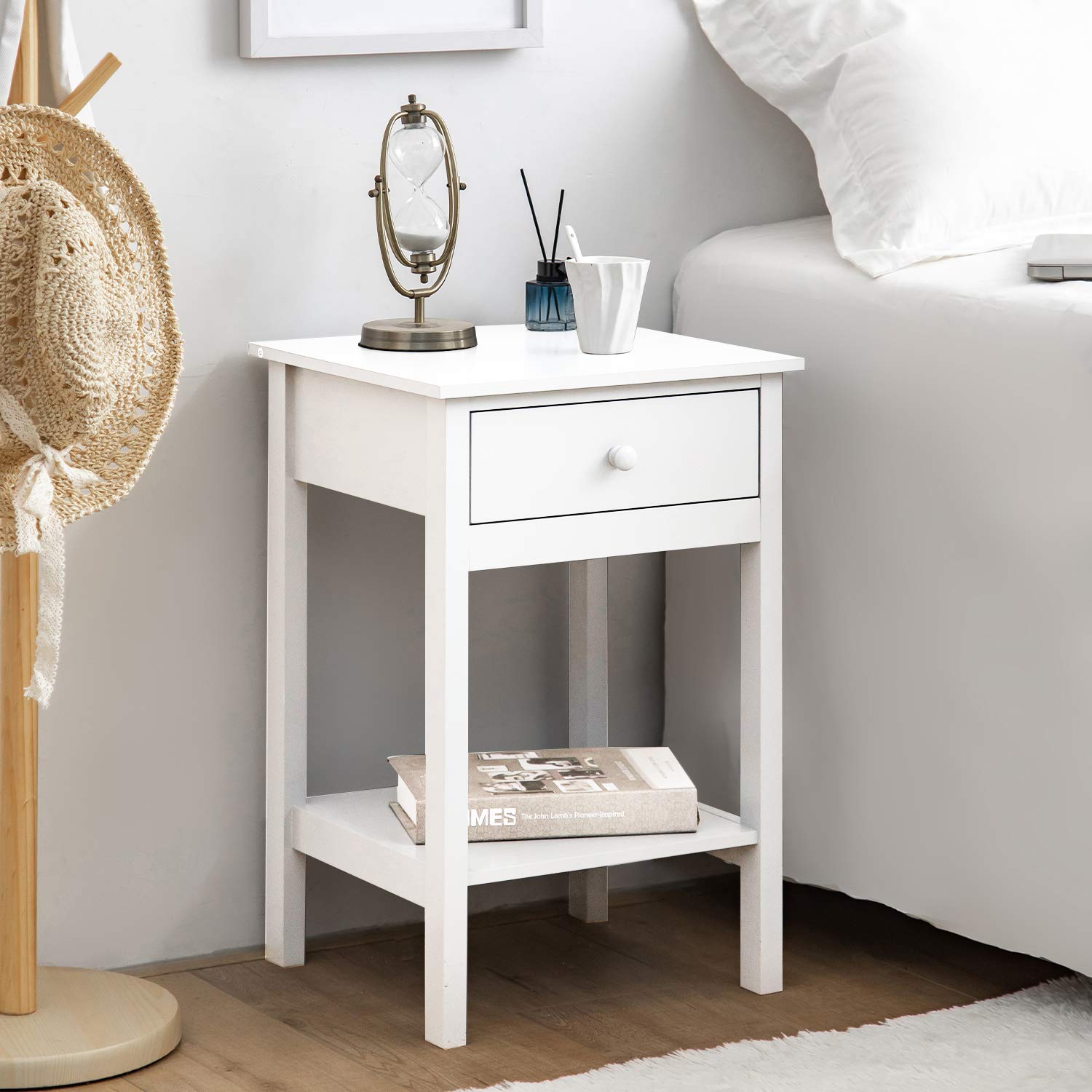 Woodluv Bedside Drawer With Shelf Cabine Buy Online In Aruba At Desertcart