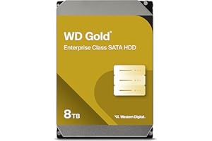 Western Digital 8TB WD Gold Enterprise Class Internal Hard Drive - 7200 RPM Class, SATA 6 Gb/s, 256 MB Cache, 3.5" - WD8005FR