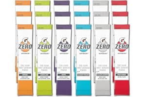 G Zero Powder - Electrolytes Powder Packets Variety - 18 Pack - 6 Flavor - Glacier Freeze, Orange, Grape, Fruit Punch, Lemon Lime & Glacier Cherry - GARIZZE Assortment