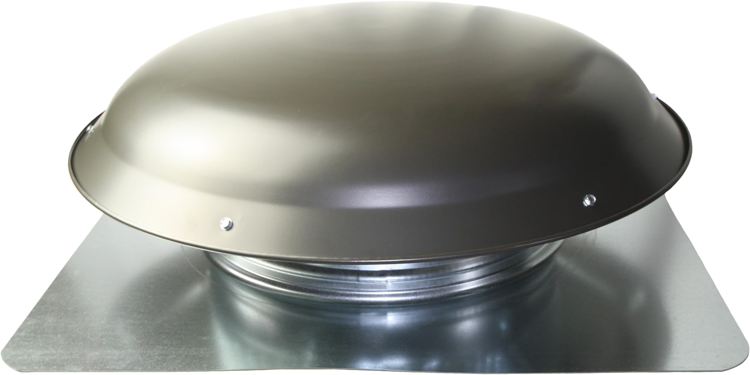 Cool Attic CX1000AMWGUPS Power Roof Galvanized Steel Vent Dome with 3.4 Amp Motor, Weathered Grey,