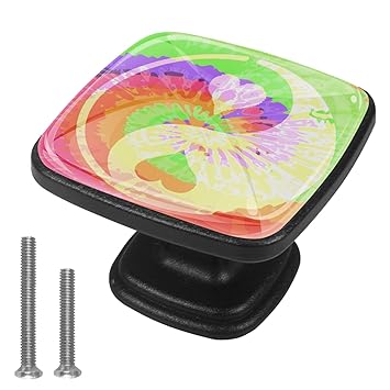 Schrankknöpfe und Griffe Farbe Tai Chi Muster Küchenschrank Knöpfe