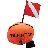 Scuba Choice Spearfishing Buoy Float with Dive Flag - High-Visibility, Durable 420D Nylon Cover, PVC Bladder for Scuba Diving &amp; Freediving