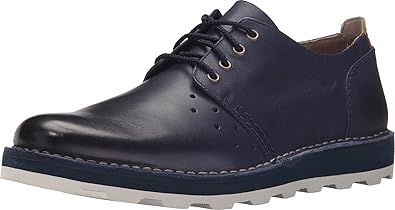 clarks blue leather shoes