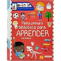 Minha primeira biblioteca para aprender: Com 6 livros | Amazon.com.br
