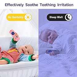 Hooku 2 Pack Silicone Teething Toys for Babies 0-6