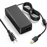 VUOHOEG 65W Laptop Charger Compatibility with Lenovo ThinkPad T440 T450 T460 T470 X240 X250 X260 X270 E550 E560 L440 L450 E440 E450 Yoga 260 Yellow Square Tip AC Power Adapter