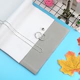 HAYSLAND 4 Pack Jewelry Cleaning Cloth 100% Cotton Silver Gold Platinum view 6