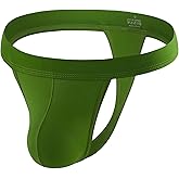Summer Code Men's Thong T-Back Undewear Low Rise G-String Bikini Soft Waistband Under Panties
