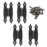 Murtenze 4 Pack 3.5 Inch Antique H Hinges, Cold