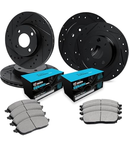 2013 Mazda Cx5 Catalytic Converter Complete Front & Rear Brake Rotors Ceramic Pads Kit For 2013-2015 Mazda CX-5 | 10-Piece Set Complete Brake Set For CX-5 - Foto 9