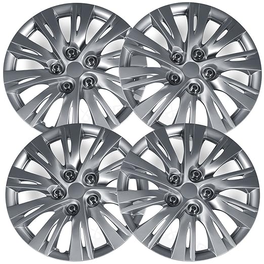 OxGord Hubcaps for Toyota Camry (Pack of 4) Wheel Covers