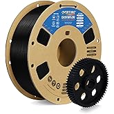 OVERTURE Nylon Filament 1.75mm 3D Printer Filament, Polyamide (PA) 1kg Spool (2.2lbs), Dimensional Accuracy +/- 0.02 mm, Fit Most FDM Printer (Black)
