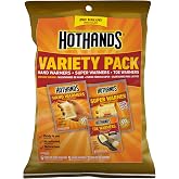 HotHands Variety Pack - America's Favorite Warmer | Air-Activated, Long-Lasting, Disposable, Dependable for Dog-Walking, Commuting, Festivals, Travel, Emergency Kits