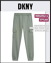 DKNY Girls 3-Piece Athletic Fleece Zip Sweatshirt