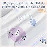 ANWA Cat Recovery Suit Breathable Cat Surgery Jumpsuit for Abdominal Wounds view 5
