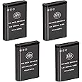 BM Premium 4-Pack of EN-EL23 Batteries for Nikon Coolpix B700, P900, P600, P610, S810c Digital Camera