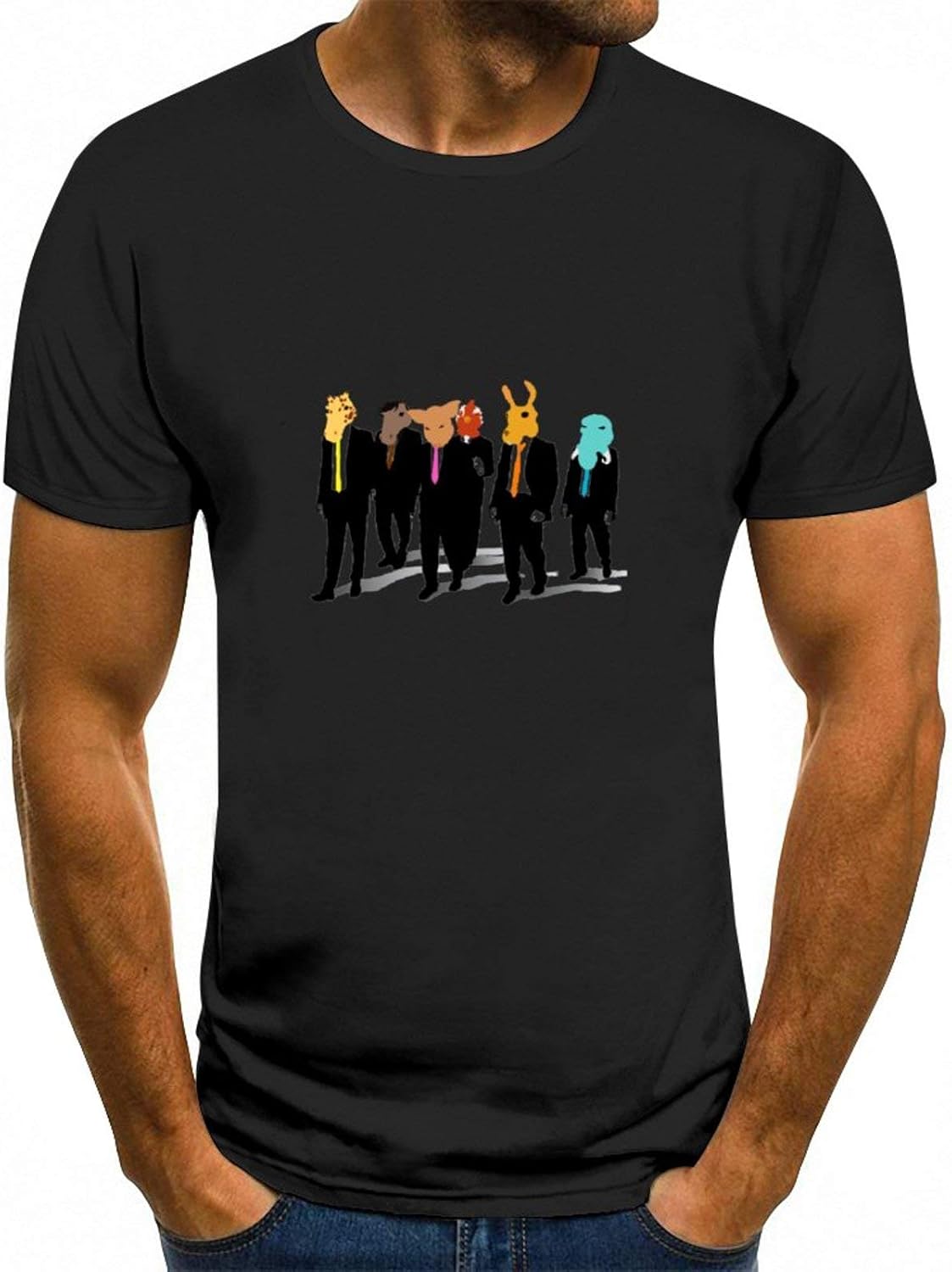 Amazon.com: xiaojun Hotline Miami (Reservoir Dogs) Tshirts ...