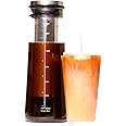 Airtight Cold Brew Coffee Maker Iced Coffee Maker Pitcher with 1.5Qt/48 OZ Capacity for Smooth and Flavorful Cold Brew at Home