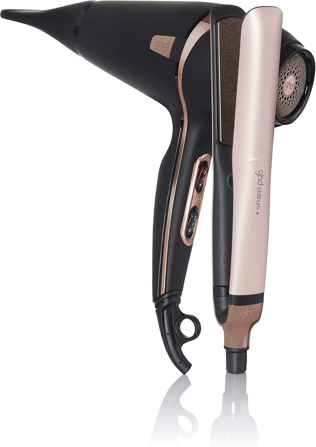 ghd platinum straighteners and hair dryer