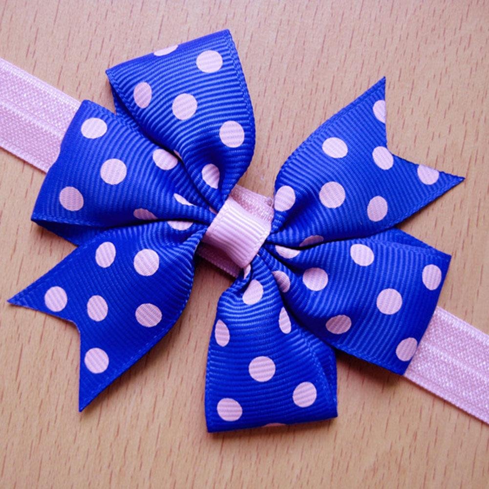 bestvech satin hairband/hair bow accessories for girl's (pack of 10)