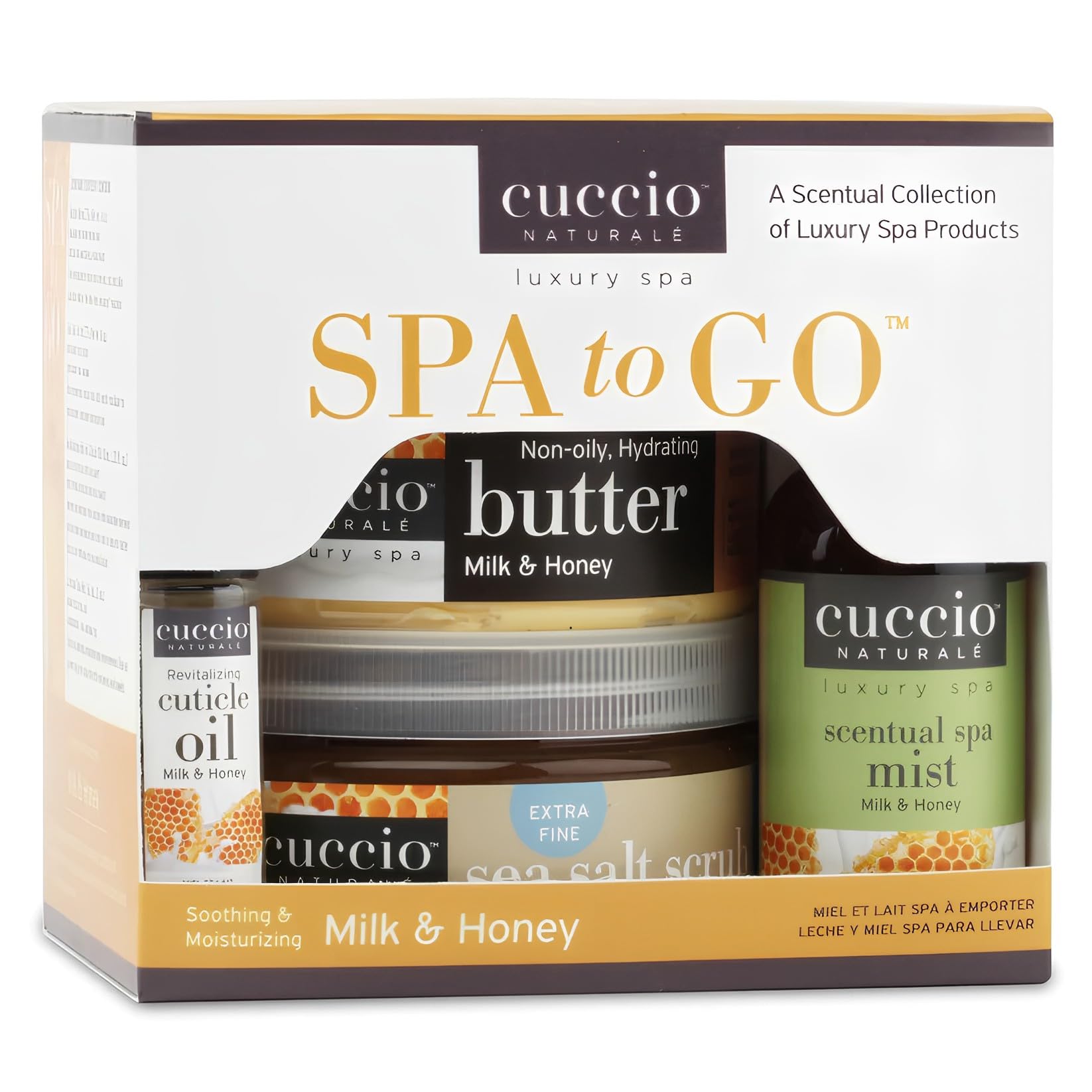 Cuccio Natural Spa To Go, Milk and Honey