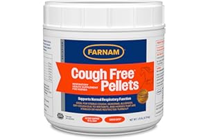 Farnam Cough Free Pellets Respiratory Health Supplement for Horses, Provides Respiratory Support for Horses with Seasonal All