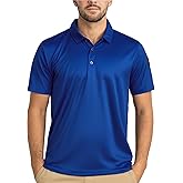 CANADA WEATHER GEAR Mens Polo Shirts - Stretch Performance Knit Short Sleeve Athletic Golf Polo Shirts for Men (Sizes: S-XXL)