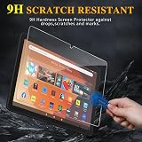 GOZOPO Screen Protector for Fire HD 10 13th/11th Gen 2 Pack Tempered Glass view 4