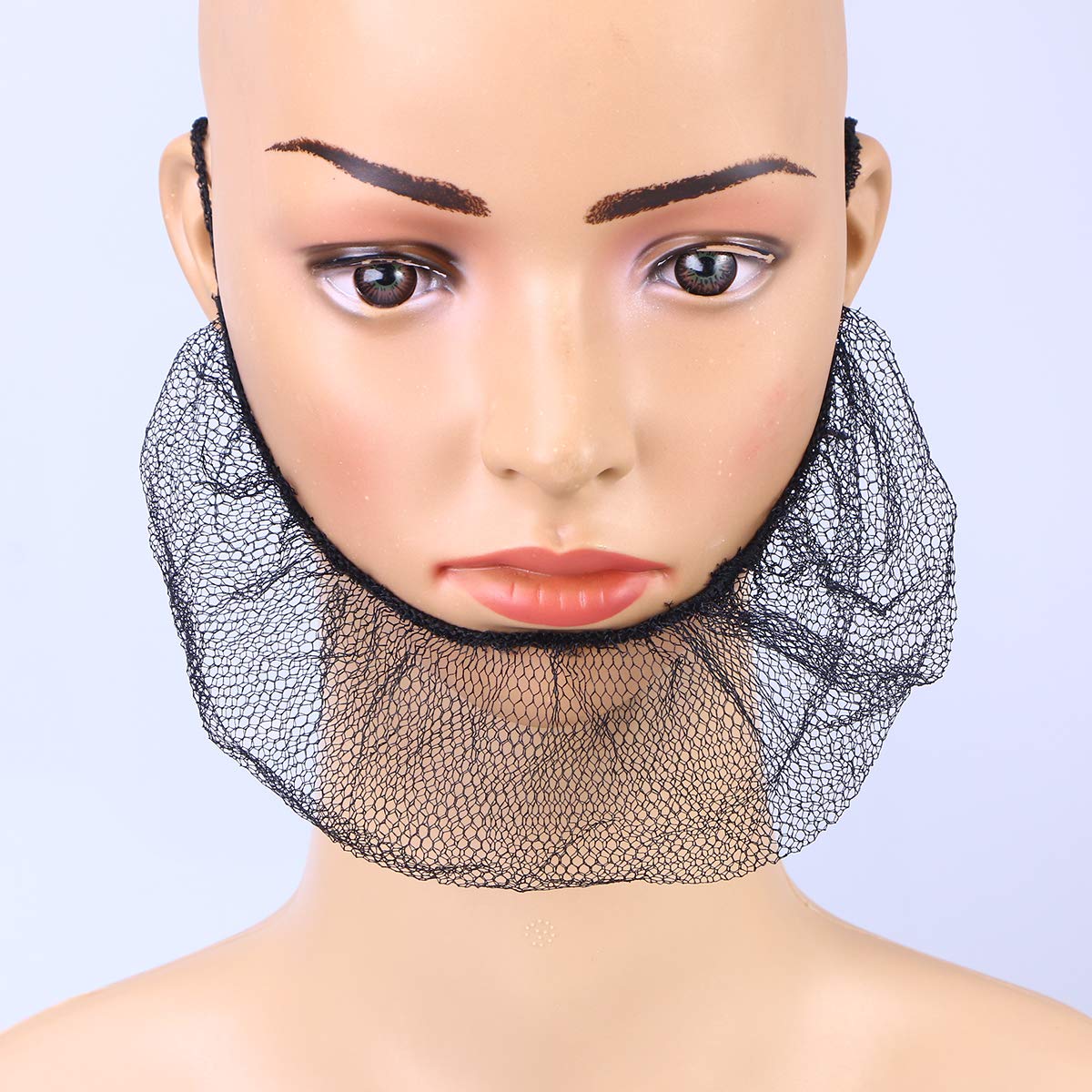 Healifty 100Pcs Disposable beard cover beard protector beard