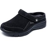 Skechers Women's Easy Going Distinctive Charm | Modern Comfort Casual, Relaxed Fit, Air-Cooled Memory Foam, 3M Scotchgard, Slip-On