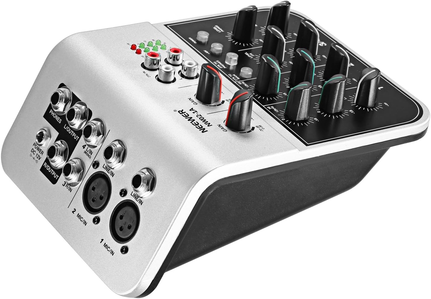 Mixers NW021A Neewer Mixing Console Compact Audio Sound 4Channel