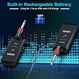 LEKATO WS90 5.8GHz Wireless Guitar Transmitter Receiver High Fidelity Audio view 4