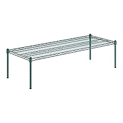 Zedfire 21" x 54" x 14" Green Epoxy Wire Storage
