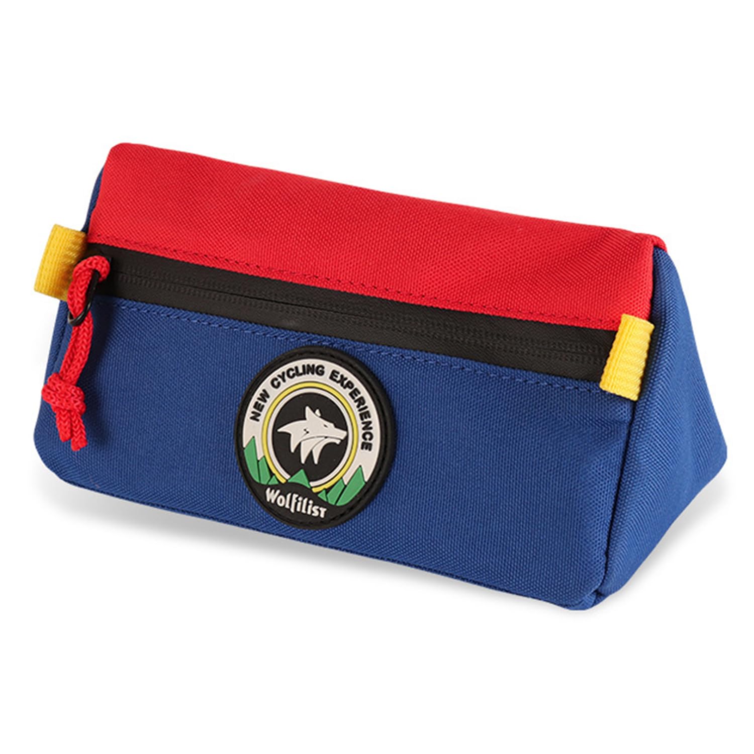 WLDOCA Scooter Basket for Kids, Colourful Gravel Bike Front Handlebar Bag, Waterproof Triangle Bag with Built-In Key Fob for Boys & Girls, Mtb & Road Bike