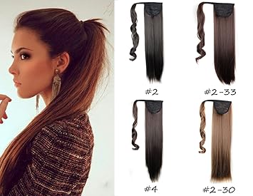 Amazon Com K Ryssma Brown Synthetic Hair Extension 24 Long